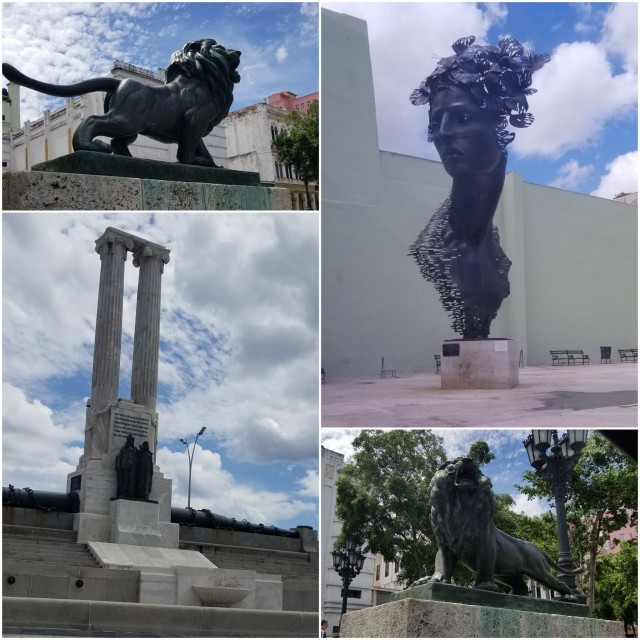 Statues in Havana