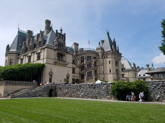 Biltmore House view from Italian Garden